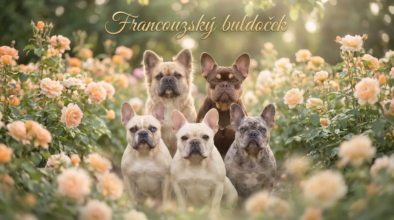 Group presentation of dogs.